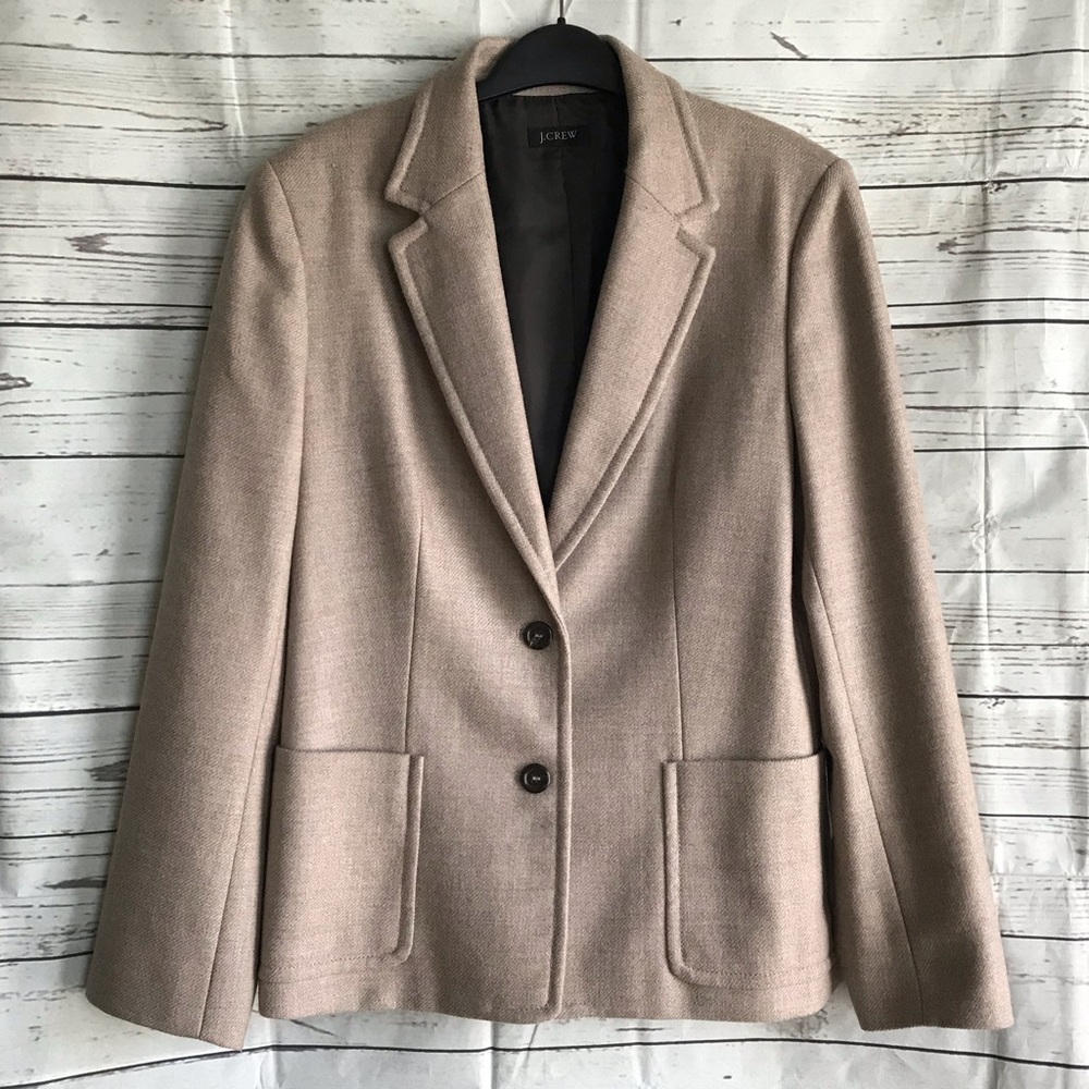 J.Crew Wool Blazer Fawn
